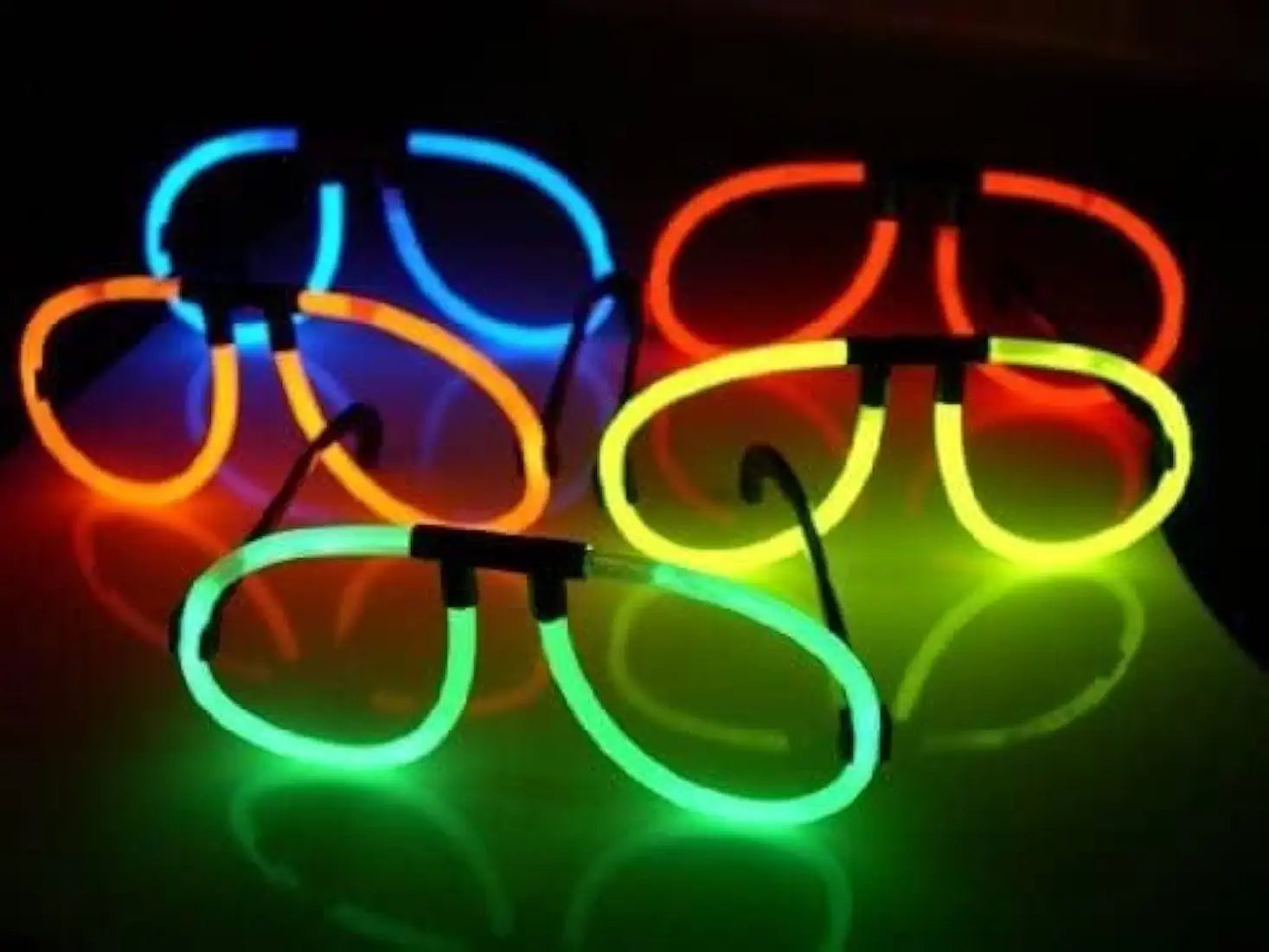Shimmers LED Light Up Glasses Shutter Shades – Multicolor Flashing Party Sunglasses for Kids & Adults, Glow in the Dark Eyewear for Birthdays, Festivals, Parties, Concerts & Night Events