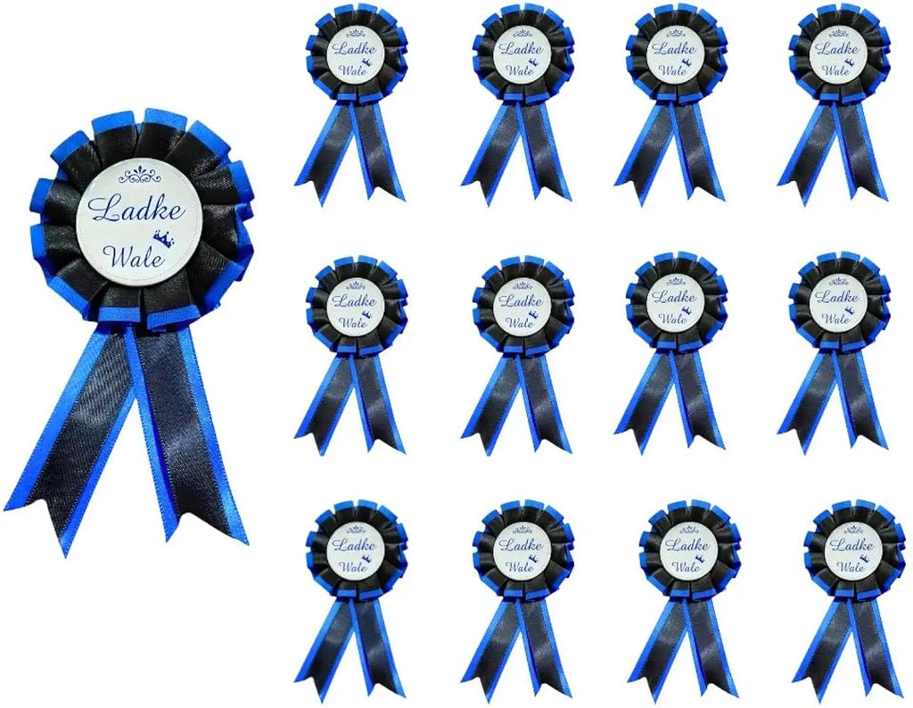 Brand: Shimmers Shimmers Ladki Wale Wedding Badge Set- Brooches for Bride Side Guests Perfect for Engagement, Mehndi, Haldi, Sangeet & Family Marriage Celebrations