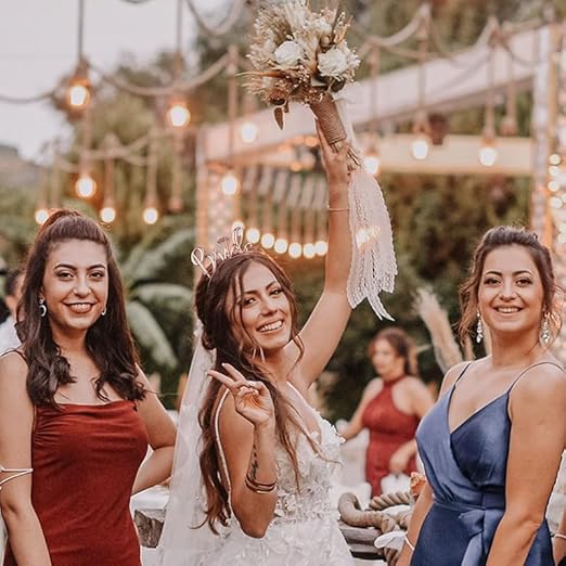 Shimmers Rose Gold Bride Headband Stylish Metallic Tiara Hairband for Bride to Be, Bachelorette Party, Bridal Shower & Hen Night Celebrations|Elegant Pre-Wedding Accessory for Bridesmaid